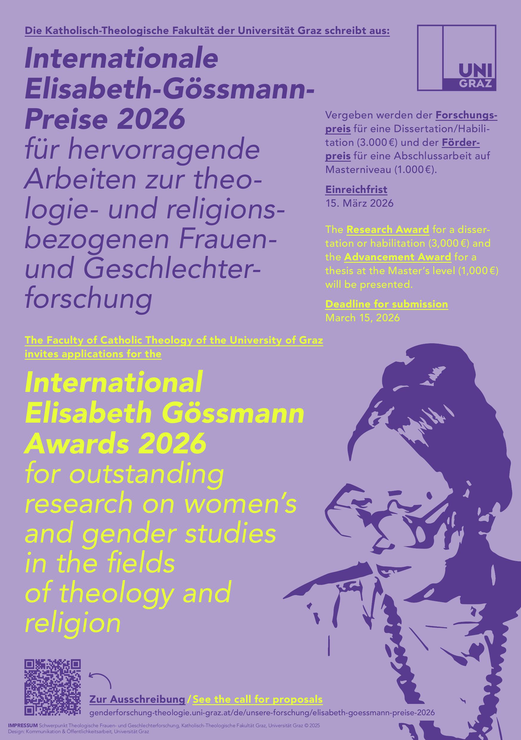 Elisabeth - Gössmann - Preise 2026